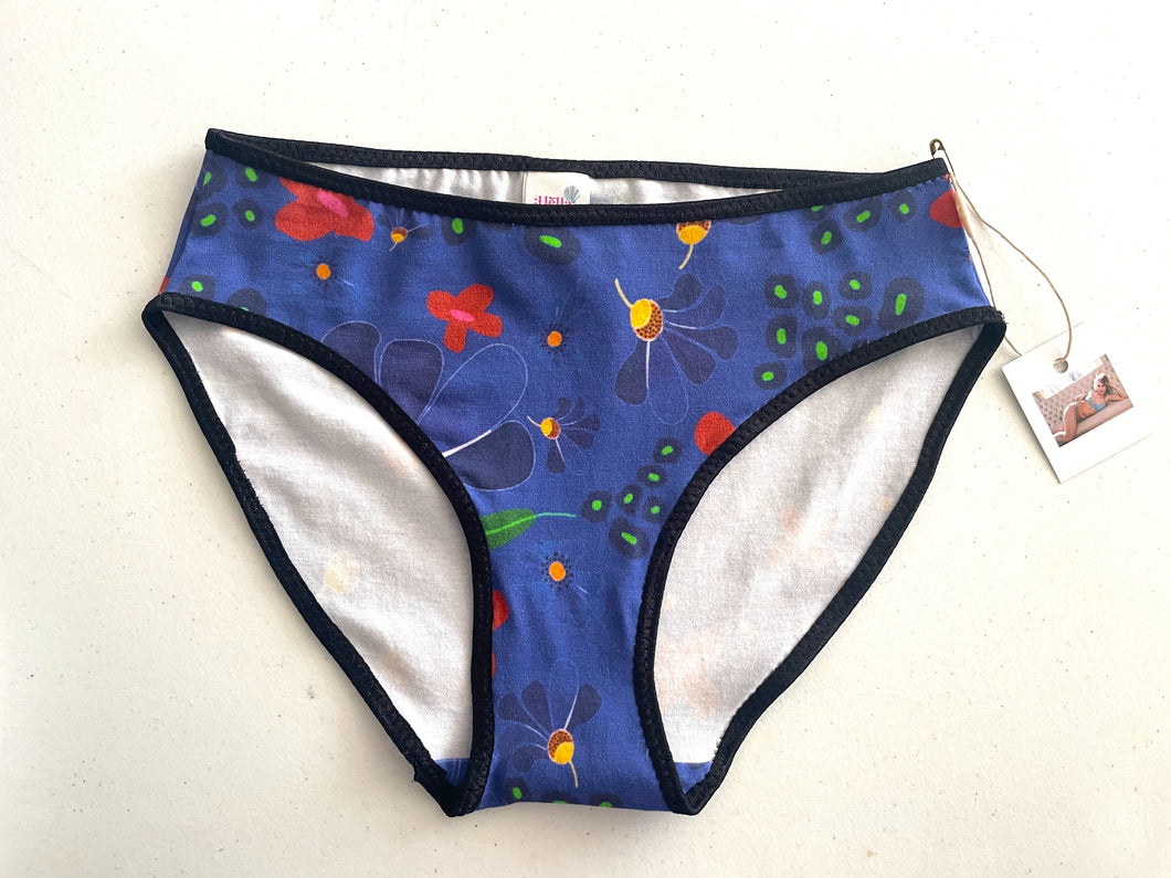 Floral Cobalt Panty