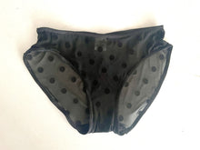 Black Dot Mesh Panty